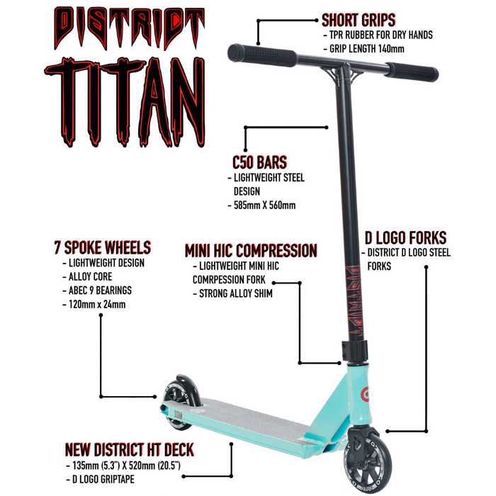 District Titan Patini - Powder Blue/Black